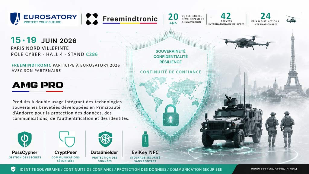 CryptPeer™ à Eurosatory 2026 — présentation en avant-première des nouvelles fonctionnalités de gestion des certificats, passwordless, signature numérique et ADN numérique